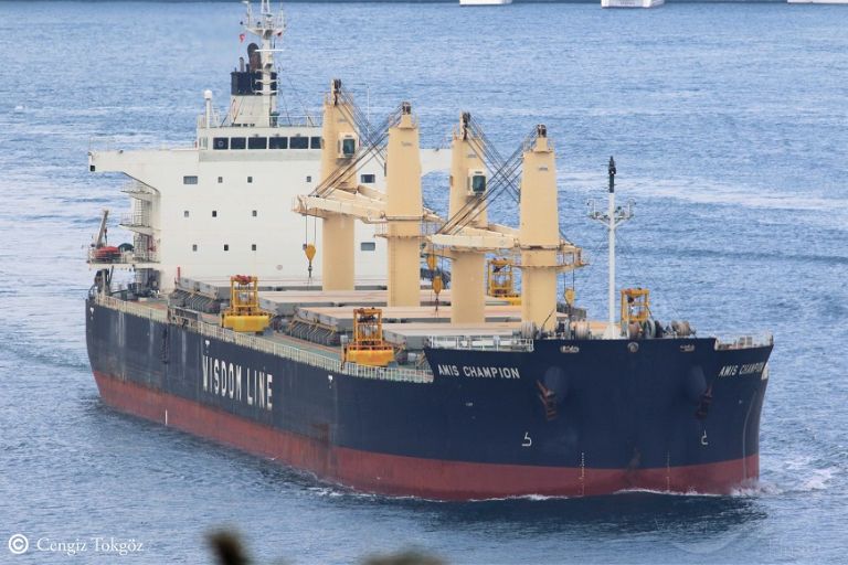 amis champion (Bulk Carrier) - IMO 9636369, MMSI 357887000, Call Sign HPPY under the flag of Panama