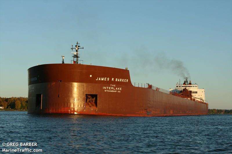 james r barker (Self Discharging Bulk Carrier) - IMO 7390260, MMSI 366905890, Call Sign WYP8657 under the flag of United States (USA)