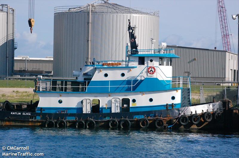 kaitlin olivia (Tug) - IMO , MMSI 367005970, Call Sign WCY6622 under the flag of United States (USA)