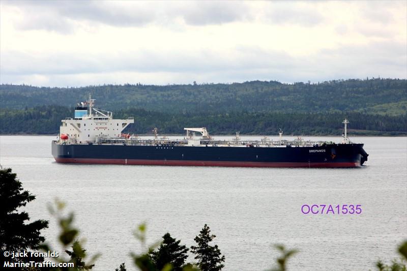 drepanos (Crude Oil Tanker) - IMO 9420643, MMSI 373067000, Call Sign 3EWP5 under the flag of Panama