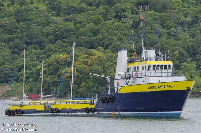 miss megan (Offshore Tug/Supply Ship) - IMO 9271183, MMSI 377907114, Call Sign J8AA under the flag of St Vincent & Grenadines