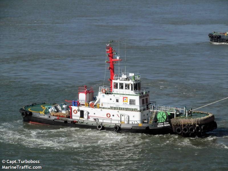 ocean regal (Tug) - IMO 8980438, MMSI 419000107, Call Sign AVFC under the flag of India