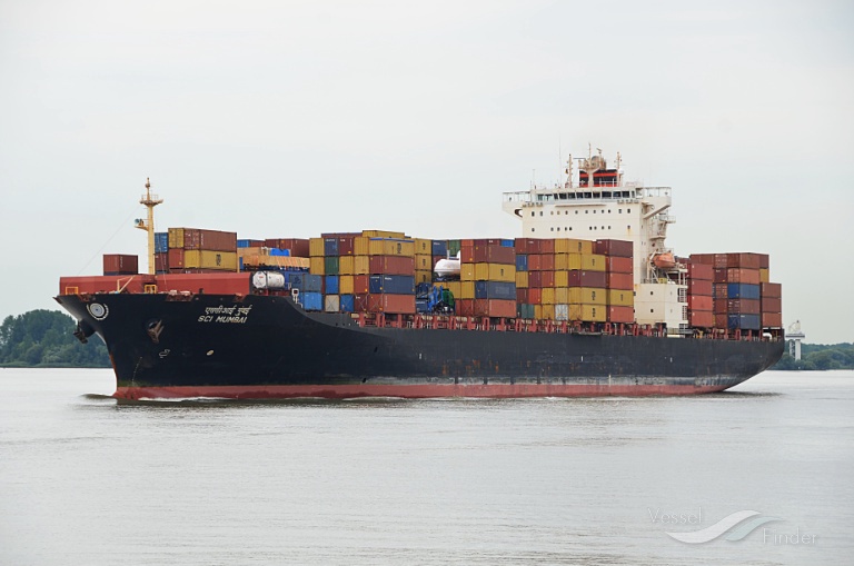 sci mumbai (Container Ship) - IMO 9419539, MMSI 419738000, Call Sign AUTQ under the flag of India