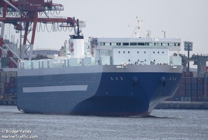 ten-oh maru (Ro-Ro Cargo Ship) - IMO 9846184, MMSI 431013811, Call Sign JD4568 under the flag of Japan