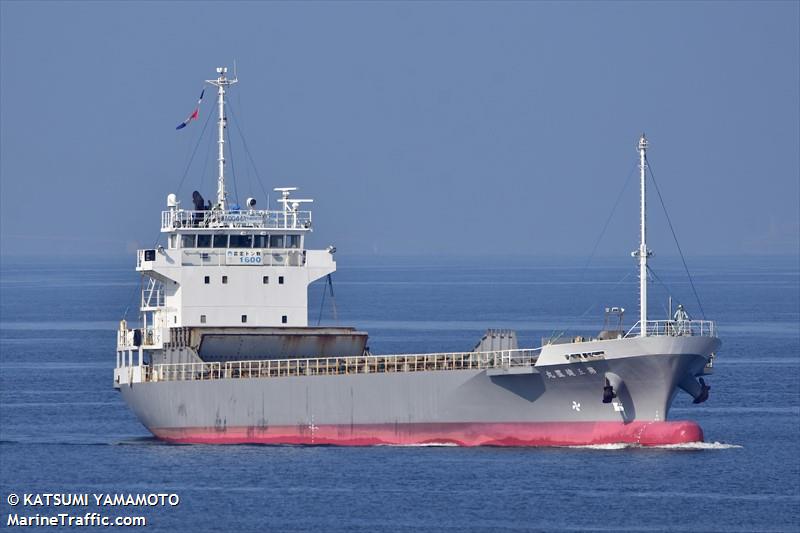 kensei maru no.5 (General Cargo Ship) - IMO 9414515, MMSI 431101177, Call Sign JD2349 under the flag of Japan