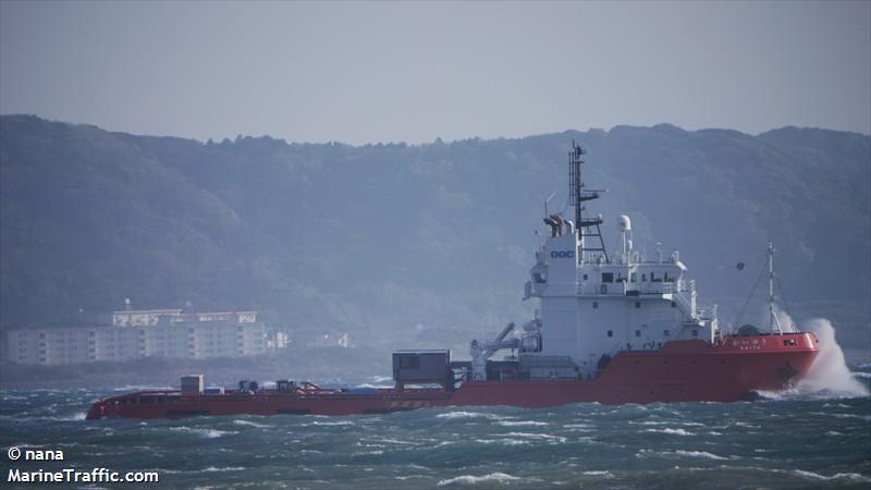 kaiyu (Offshore Tug/Supply Ship) - IMO 9344576, MMSI 432506000, Call Sign 7JAQ under the flag of Japan