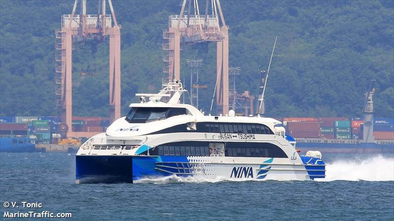 nina (Passenger Ship) - IMO 9694892, MMSI 440333000, Call Sign D7SL under the flag of Korea