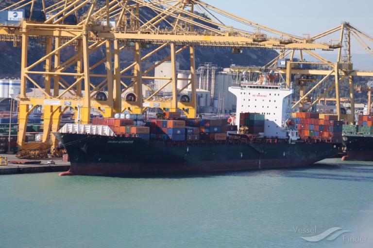 seaspan dubai (Container Ship) - IMO 9301782, MMSI 477097400, Call Sign VRBN8 under the flag of Hong Kong