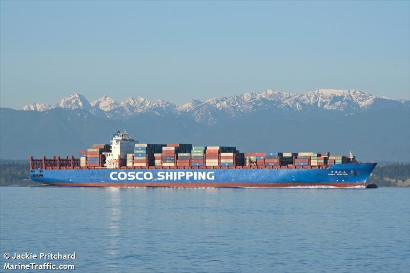 cscl winter (Container Ship) - IMO 9645877, MMSI 477117400, Call Sign VRNA3 under the flag of Hong Kong