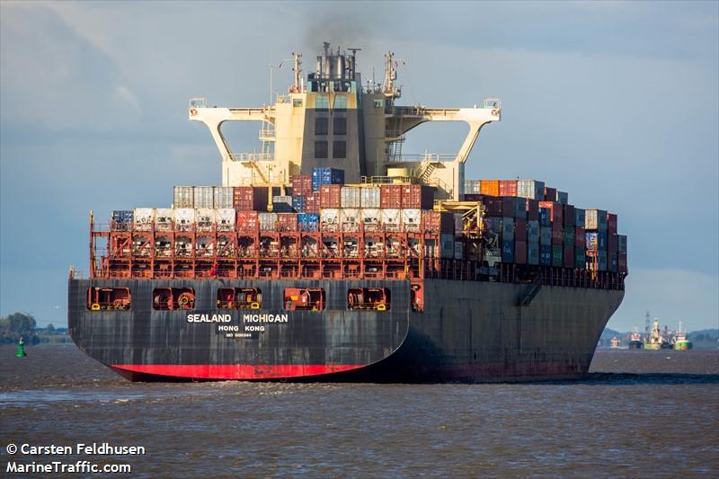 sealand michigan (Container Ship) - IMO 9196864, MMSI 477318300, Call Sign VRSQ3 under the flag of Hong Kong
