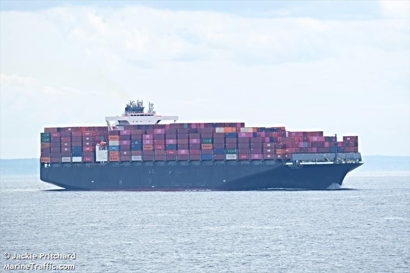 seaspan adonis (Container Ship) - IMO 9468293, MMSI 477528400, Call Sign VRTF4 under the flag of Hong Kong