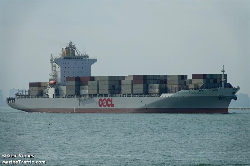 oocl le havre (Container Ship) - IMO 9404857, MMSI 477655700, Call Sign VRGE3 under the flag of Hong Kong