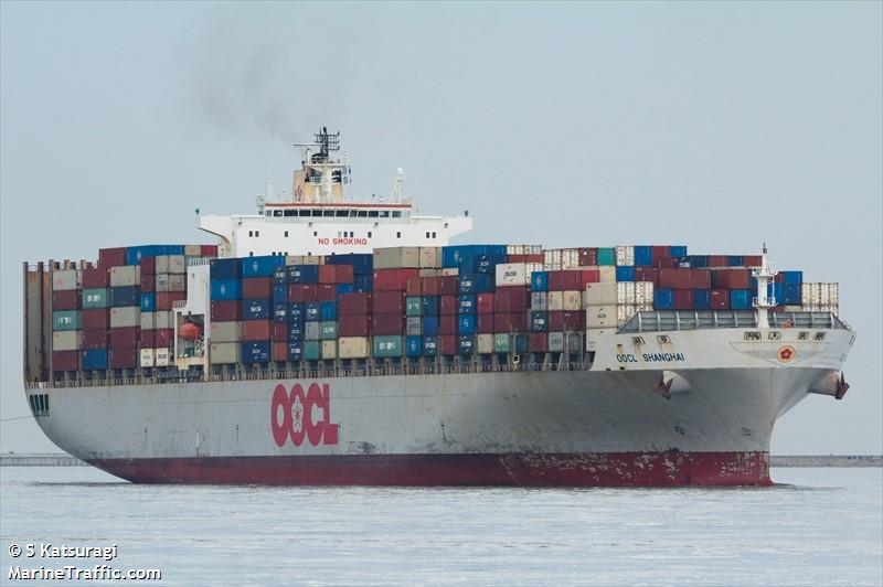 oocl shanghai (Container Ship) - IMO 9198111, MMSI 477817400, Call Sign VRJS3 under the flag of Hong Kong