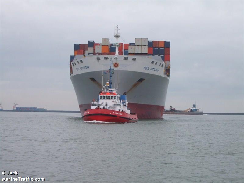 oocl rotterdam (Container Ship) - IMO 9251999, MMSI 477946000, Call Sign VRZK8 under the flag of Hong Kong