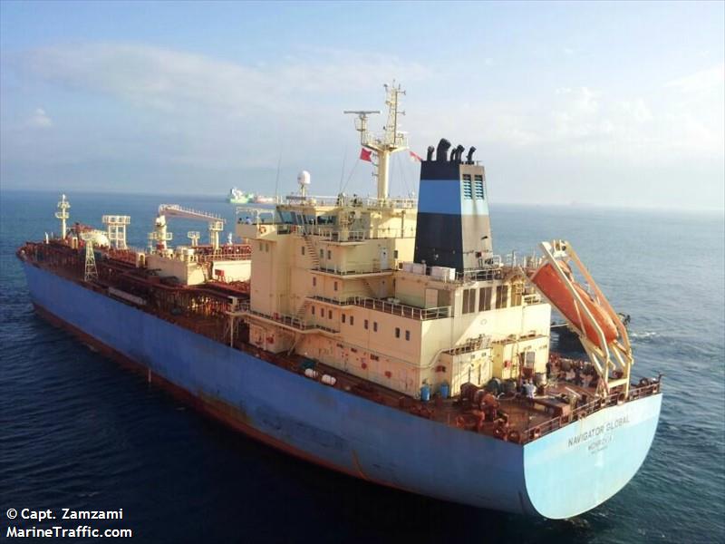 navigator global (LPG Tanker) - IMO 9536375, MMSI 525018229, Call Sign JZRI under the flag of Indonesia