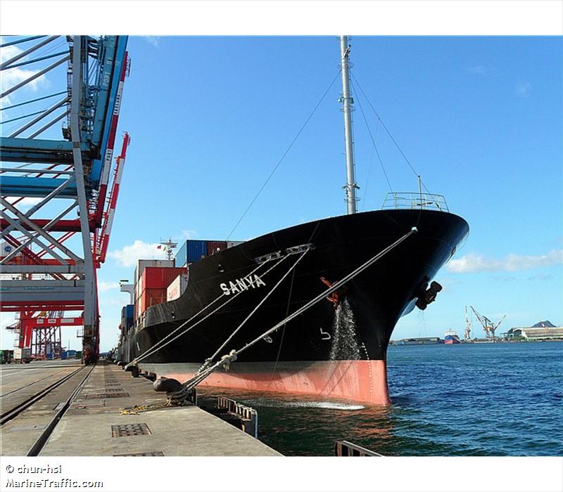 meratus medan 5 (Container Ship) - IMO 9178393, MMSI 525025103, Call Sign YBCW2 under the flag of Indonesia