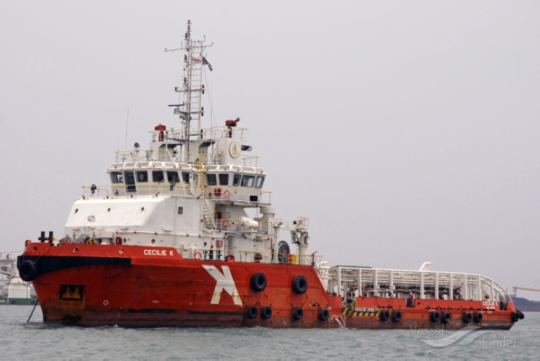 cecilie k (Offshore Tug/Supply Ship) - IMO 9444156, MMSI 538003588, Call Sign V7RV9 under the flag of Marshall Islands