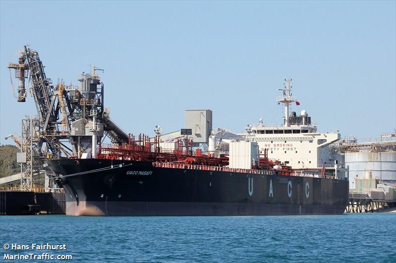 ncc masafi (Chemical/Oil Products Tanker) - IMO 9489065, MMSI 538003848, Call Sign V7T08 under the flag of Marshall Islands