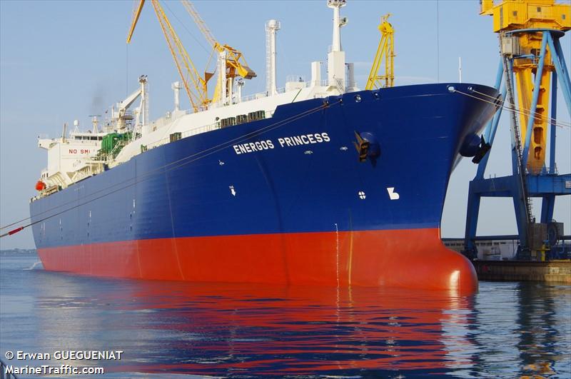 methane princess (LNG Tanker) - IMO 9253715, MMSI 538004164, Call Sign V7VN4 under the flag of Marshall Islands