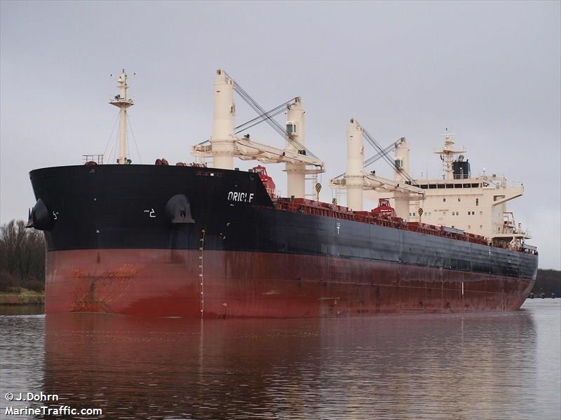 oriole (Bulk Carrier) - IMO 9441374, MMSI 538004303, Call Sign V7WH9 under the flag of Marshall Islands