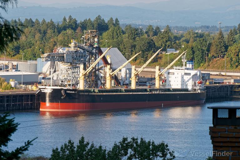 emmanuel c (Bulk Carrier) - IMO 9394909, MMSI 538005790, Call Sign V7AW3 under the flag of Marshall Islands