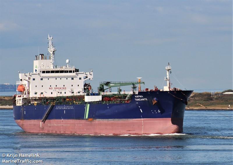 navig8 tanzanite (Chemical/Oil Products Tanker) - IMO 9753703, MMSI 538006764, Call Sign V7RA6 under the flag of Marshall Islands