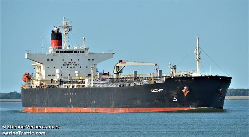 andiamo (Oil Products Tanker) - IMO 9512757, MMSI 538008272, Call Sign V7A2175 under the flag of Marshall Islands