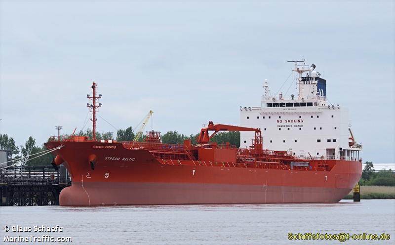 stream baltic (Chemical/Oil Products Tanker) - IMO 9838668, MMSI 538008349, Call Sign V7A2266 under the flag of Marshall Islands