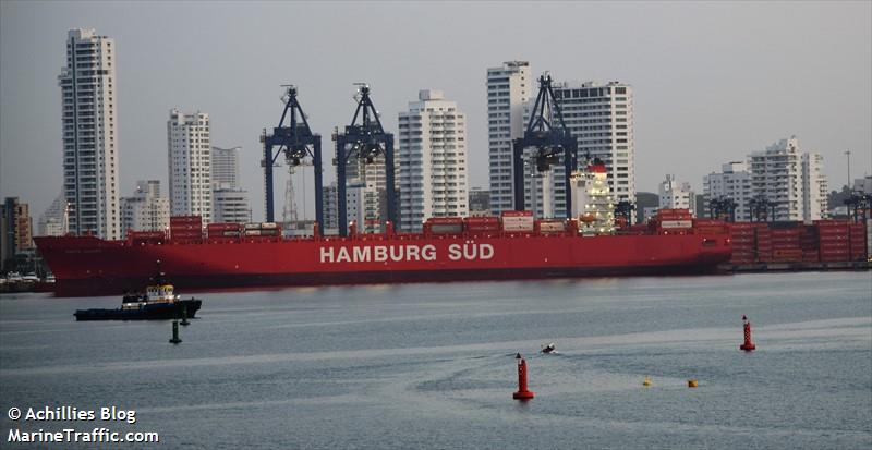 monte alegre (Container Ship) - IMO 9348065, MMSI 563050400, Call Sign S6BH under the flag of Singapore