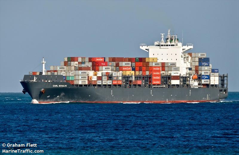 carl schulte (Container Ship) - IMO 9665683, MMSI 563487000, Call Sign 9V2334 under the flag of Singapore