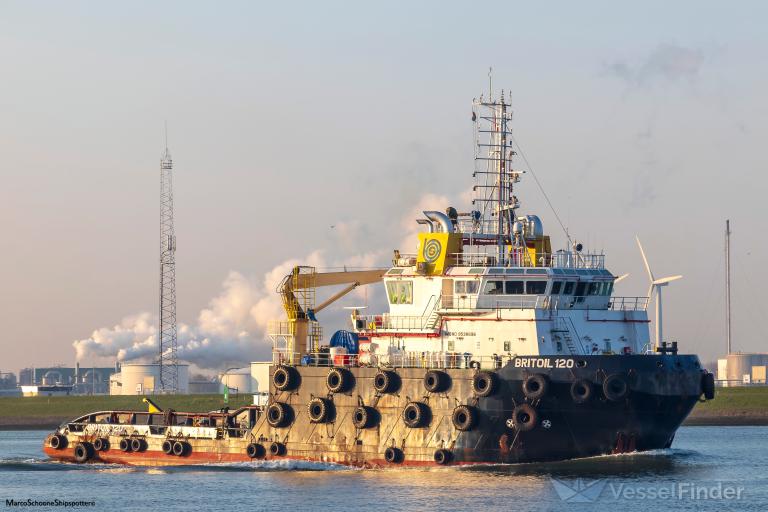 britoil 120 (Anchor Hoy) - IMO 9538696, MMSI 564104000, Call Sign 9V7116 under the flag of Singapore