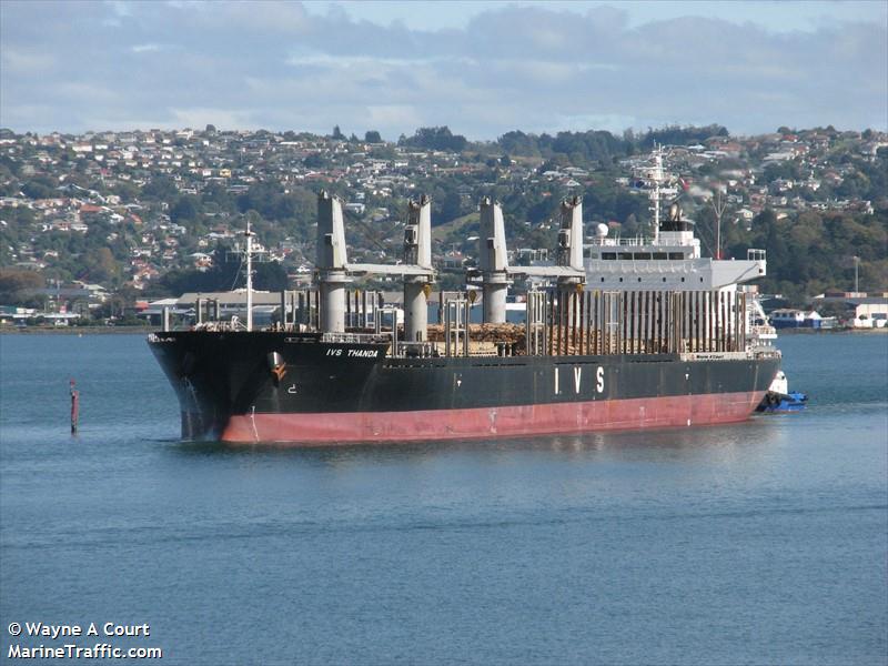 ivs thanda (General Cargo Ship) - IMO 9701009, MMSI 565577000, Call Sign 9V2740 under the flag of Singapore