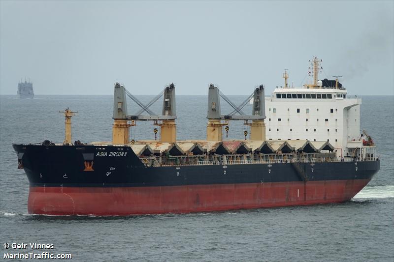 asia zircon ii (Bulk Carrier) - IMO 9330678, MMSI 566160000, Call Sign 9V3246 under the flag of Singapore