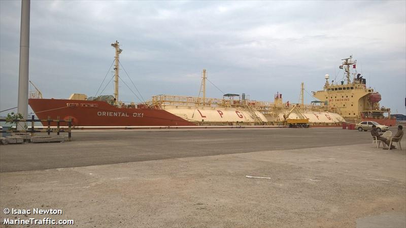 esmeralda (LPG Tanker) - IMO 9371191, MMSI 566720000, Call Sign 9V7559 under the flag of Singapore