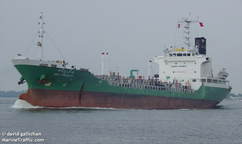 sri phuket (Oil Products Tanker) - IMO 9062714, MMSI 567064100, Call Sign HSB4967 under the flag of Thailand