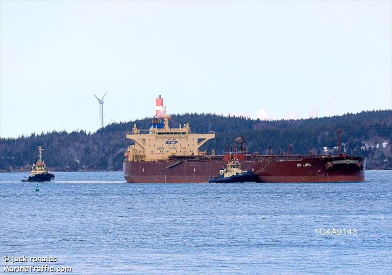 ns lion (Crude Oil Tanker) - IMO 9339313, MMSI 636013273, Call Sign A8LU8 under the flag of Liberia
