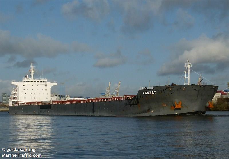 lambay (Bulk Carrier) - IMO 9493925, MMSI 636015008, Call Sign A8YA6 under the flag of Liberia