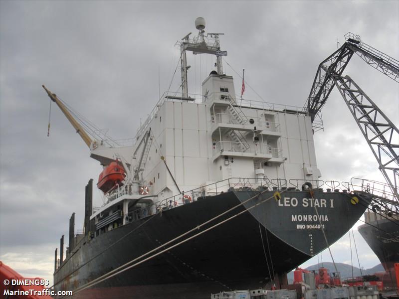 leo star i (Bulk Carrier) - IMO 9044011, MMSI 636015065, Call Sign ELXC6 under the flag of Liberia