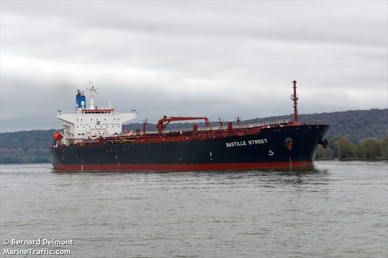 bastille street (Crude Oil Tanker) - IMO 9573701, MMSI 636015161, Call Sign A8YZ6 under the flag of Liberia