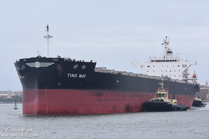 ting may (Bulk Carrier) - IMO 9853113, MMSI 636018657, Call Sign D5QT4 under the flag of Liberia