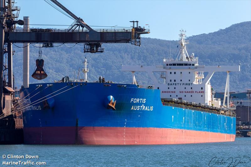 fortis australis (Bulk Carrier) - IMO 9834131, MMSI 636019070, Call Sign D5SU5 under the flag of Liberia