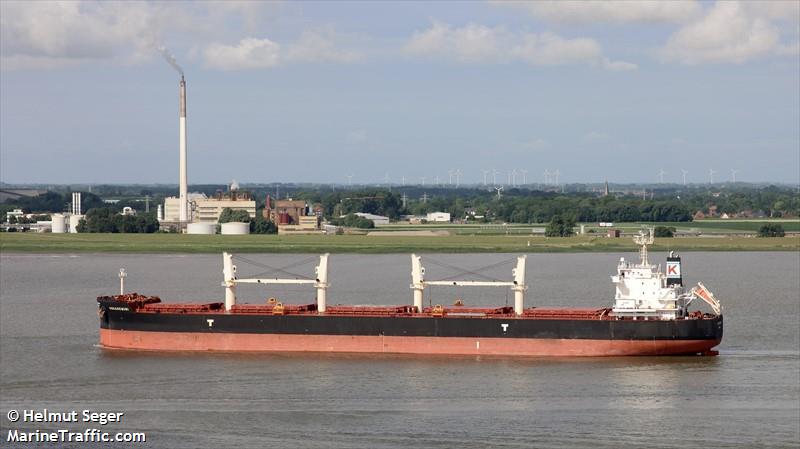 aquagemini (Bulk Carrier) - IMO 9757010, MMSI 636019847, Call Sign D5WK9 under the flag of Liberia