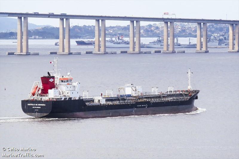castillo de herrera (Chemical/Oil Products Tanker) - IMO 9424039, MMSI 710003790, Call Sign PPVN under the flag of Brazil