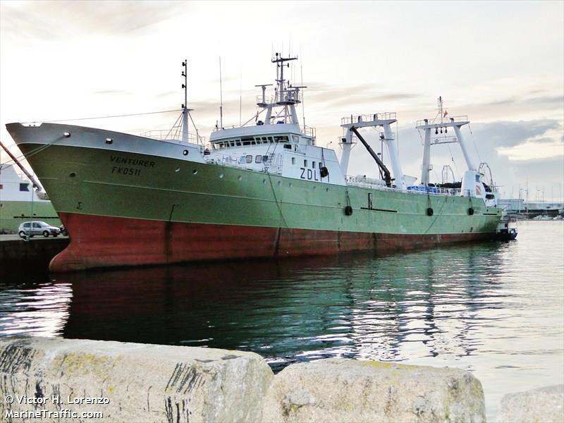 venturer (Fishing Vessel) - IMO 8619754, MMSI 740354000, Call Sign ZDLP1 under the flag of Falkland Islands