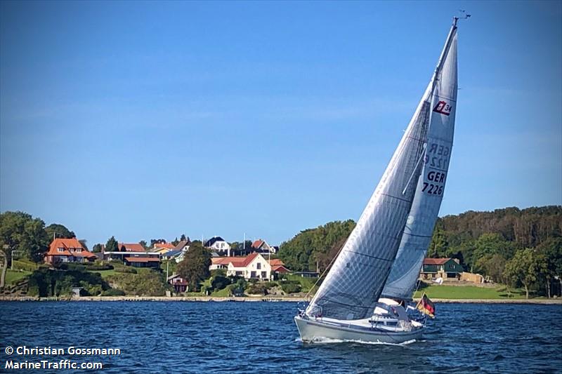 nu (Sailing vessel) - IMO , MMSI 211680370, Call Sign DK8332 under the flag of Germany