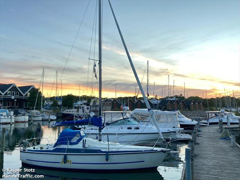 jenny (Sailing vessel) - IMO , MMSI 219031691, Call Sign XPI2954 under the flag of Denmark