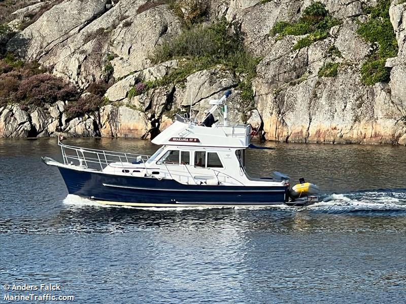 shakani4 (Pleasure craft) - IMO , MMSI 219031859, Call Sign XPI3111 under the flag of Denmark