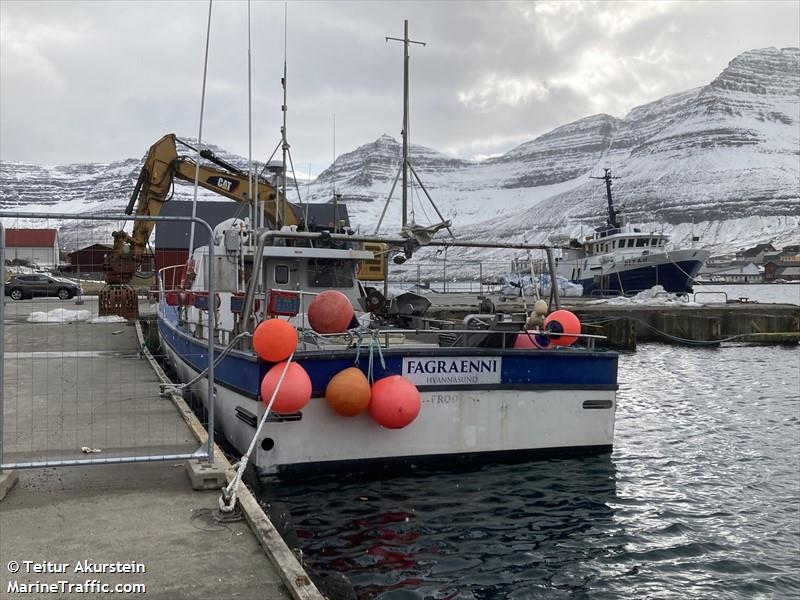 fagraenni (Fishing vessel) - IMO , MMSI 231375000, Call Sign XPUP under the flag of Faeroe Islands