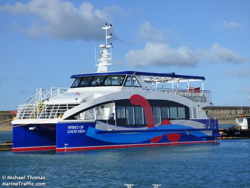 spirit of loch ness (Passenger ship) - IMO , MMSI 232012728, Call Sign MCHD8 under the flag of United Kingdom (UK)