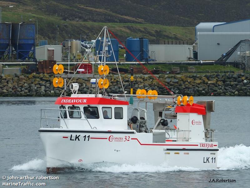 endeavour lk11 (Fishing vessel) - IMO , MMSI 232021377, Call Sign MFAE9 under the flag of United Kingdom (UK)